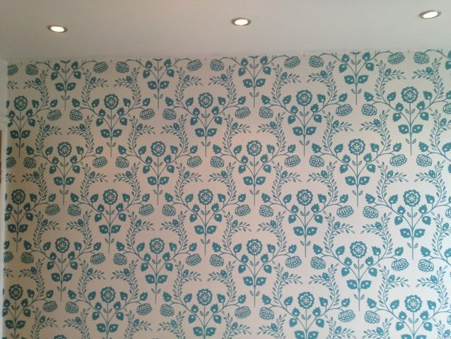 selection of G.BORG wallpaper in customer house