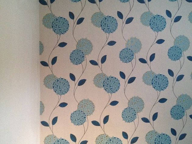 selection of G.BORG wallpaper in customer house