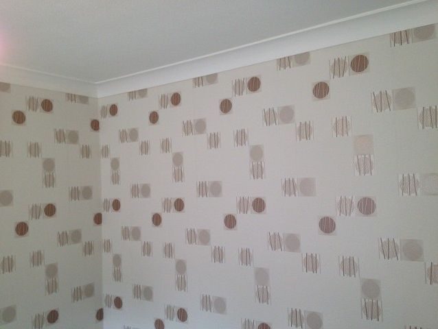selection of G.BORG wallpaper in customer house